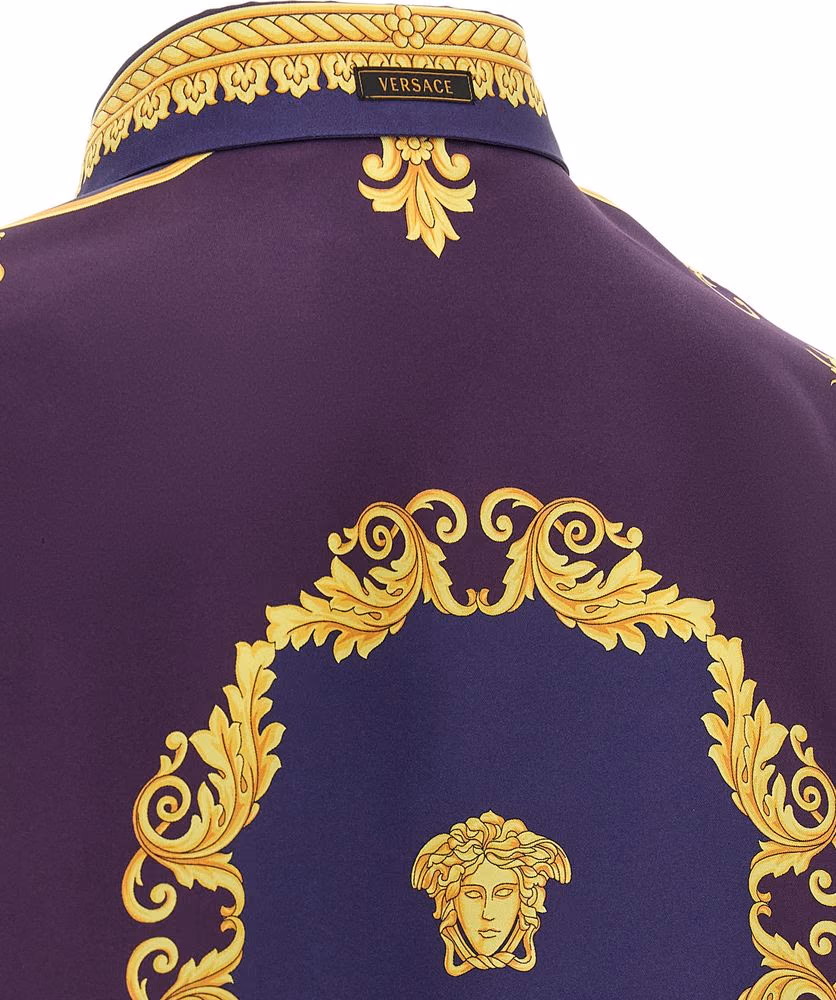 Versace Multicolor Silk Blouse