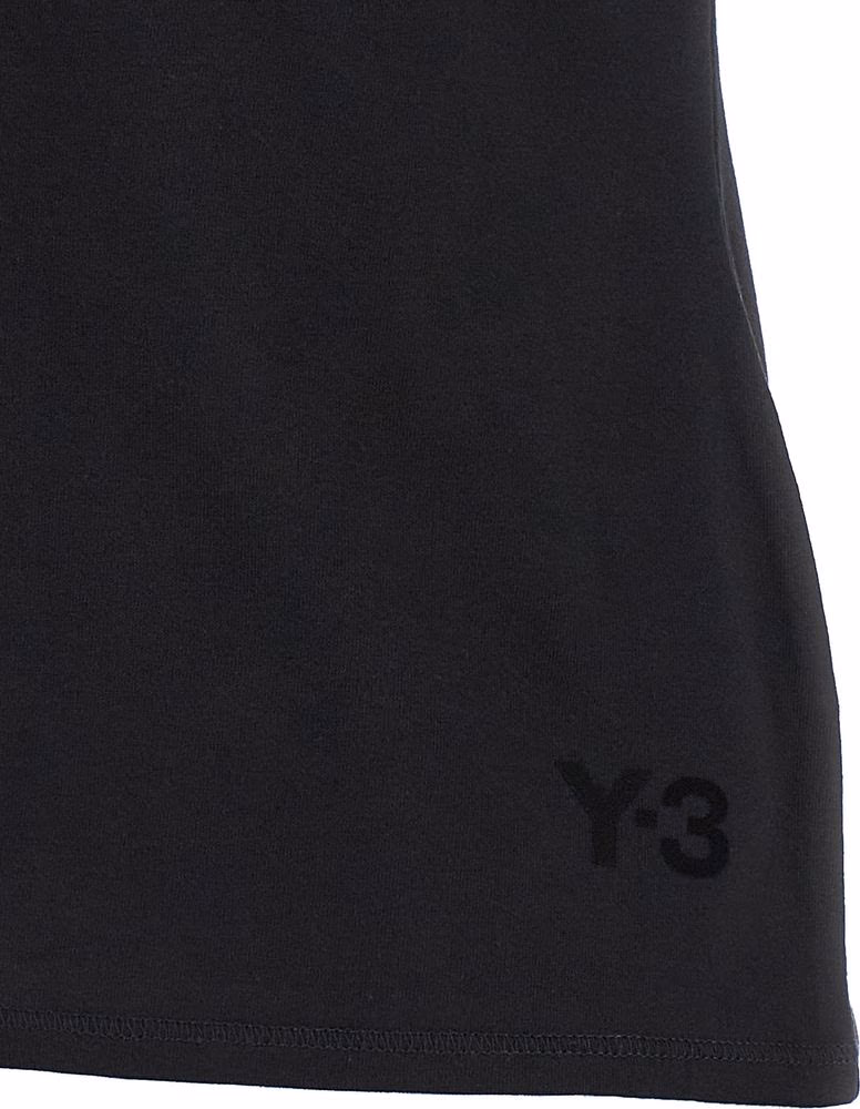 Y-3 Black Cotton T-Shirt
