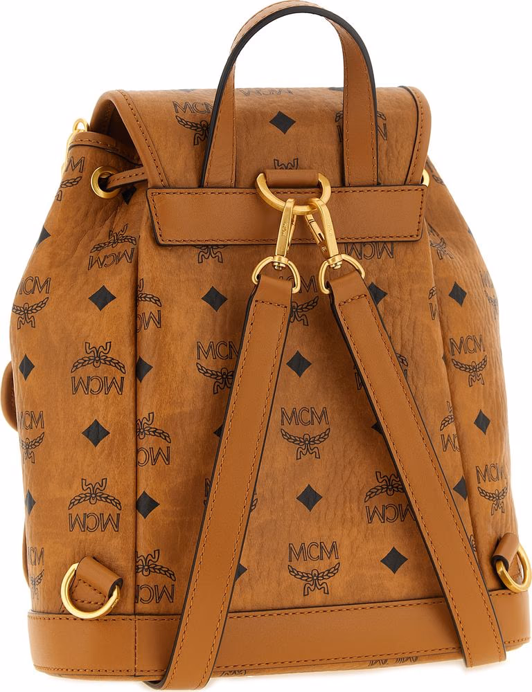 MCM Brown Polyethylene Backpack