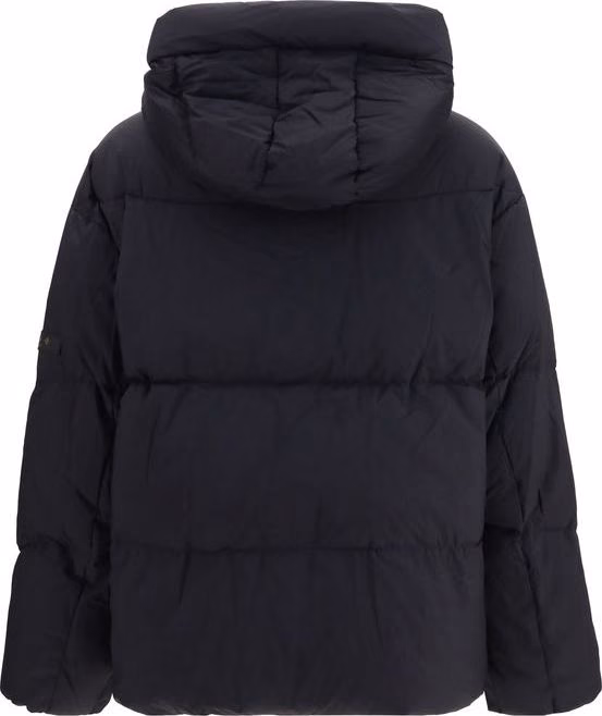 Tatras Black Nylon Full-Length Jacket