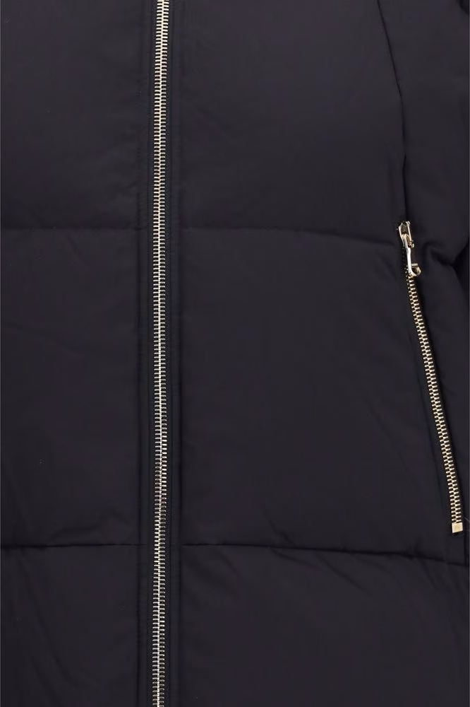 Tatras Black Nylon Full-Length Jacket