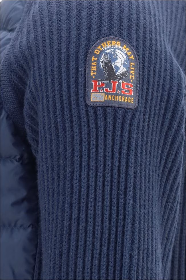 Parajumpers Blue Polyamide Full-Length Jacket