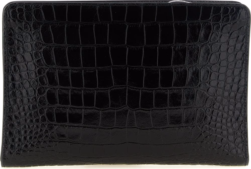 Tom Ford Black Calfskin Clutch Bag