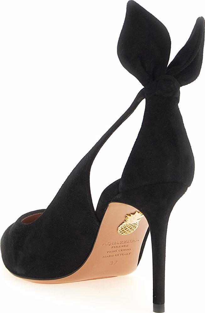 Aquazzura Black Calfskin High Heel Pumps