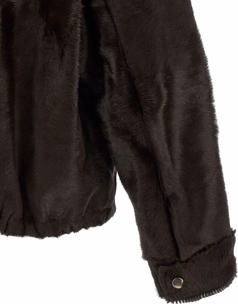 GIORGIO BRATO Brown Calfskin Leather Jacket