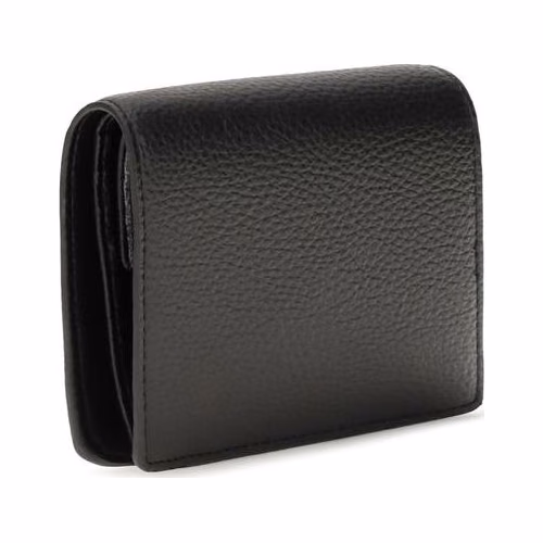 Vivienne Westwood Black Calf Leather Bos Taurus Wallet