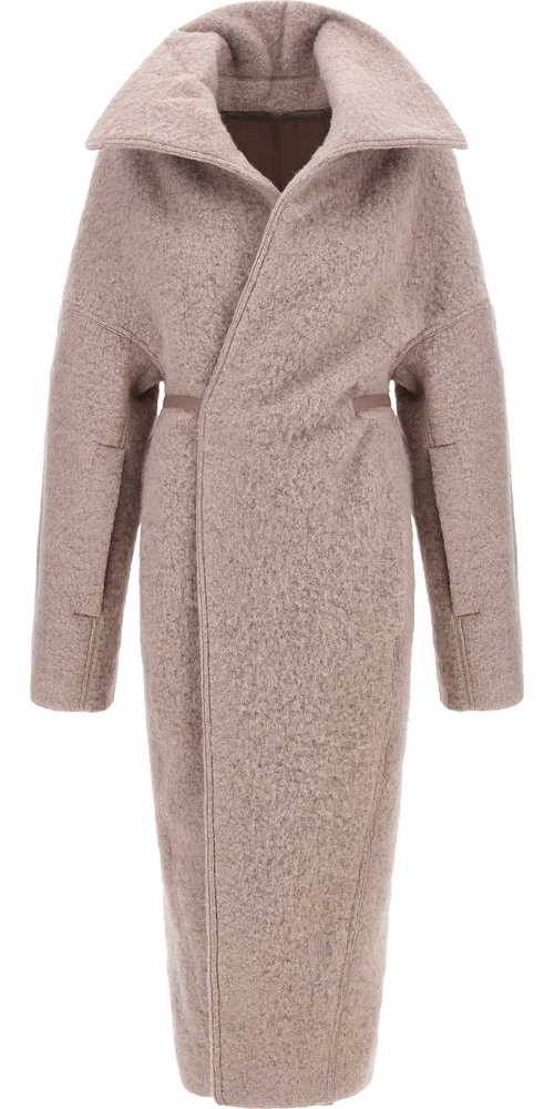 Rick Owens Multicolor Marabou Coat