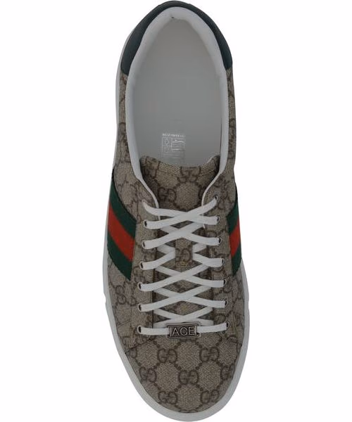Gucci Beige Polyethylene Low Top Sneakers