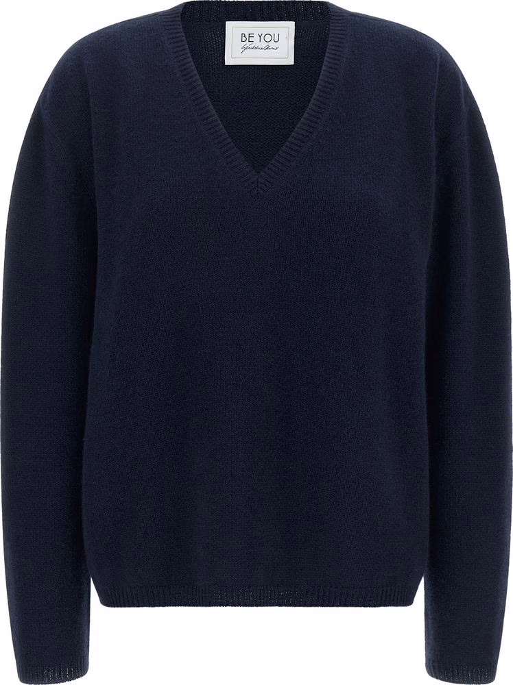 BE YOU Blue Cashmere Cardigan