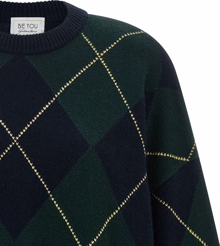 BE YOU Multicolor Cashmere Cardigan