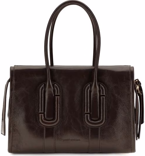 Marc Jacobs Brown Calf Leather Bos Taurus Shoulder Bag