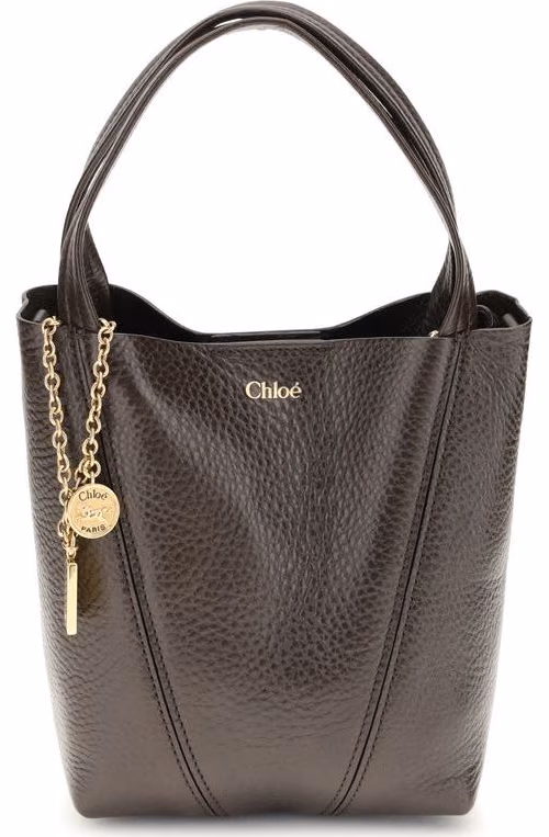 Chloé Brown Calf Leather Bos Taurus Shoulder Bag