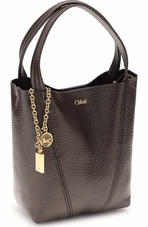 Chloé Brown Calf Leather Bos Taurus Shoulder Bag