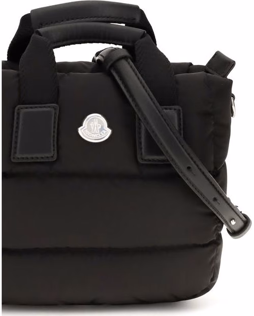 Moncler Black Nylon Shoulder Bag