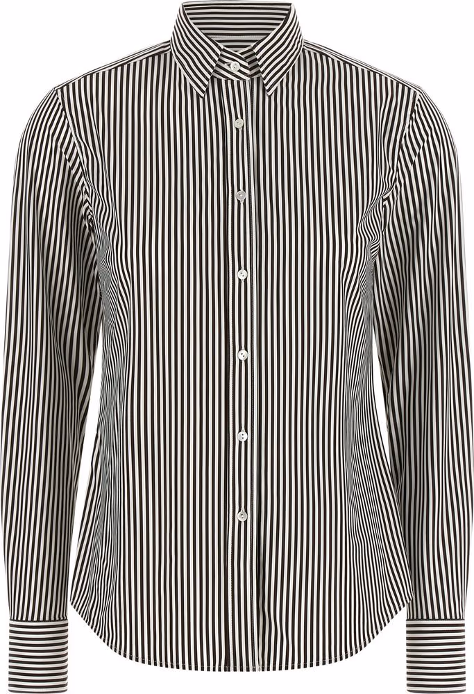 XACUS Bicolor Polyamide Blouse