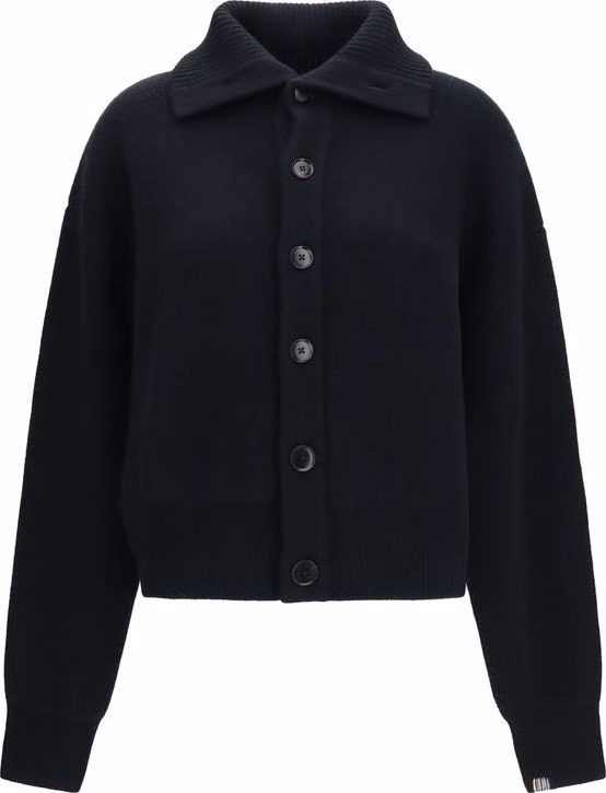 Extreme Cashmere Black Cashmere Cardigan