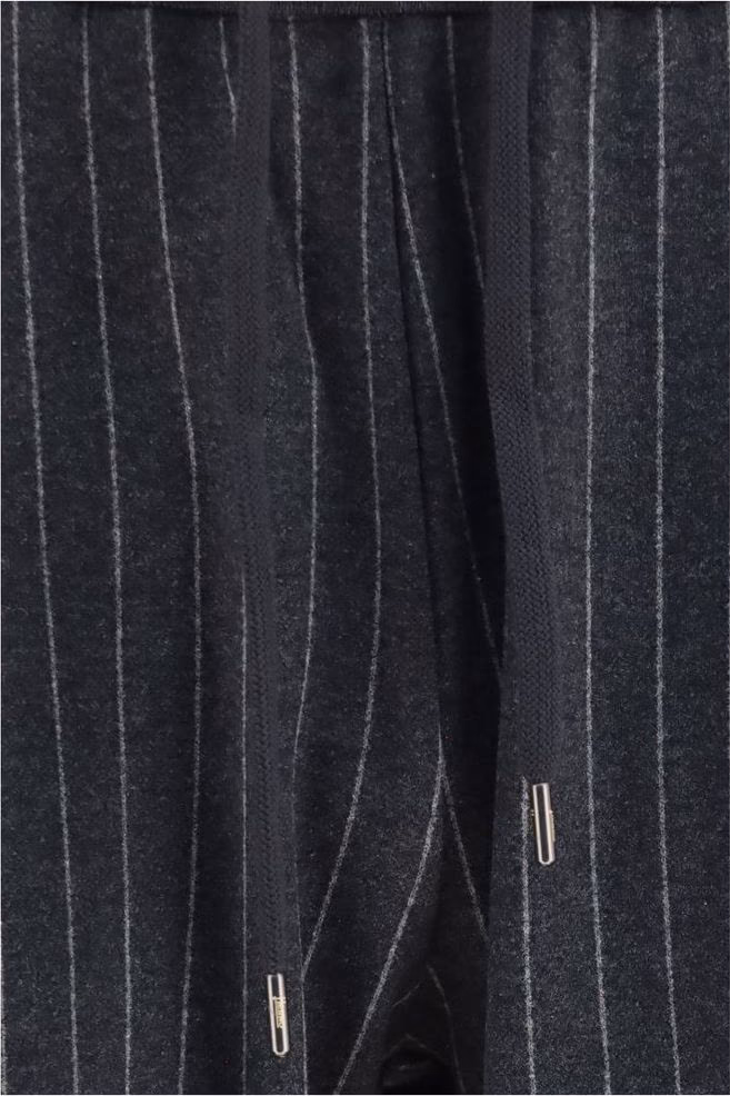 Herno Gray Cotton Casual Pants