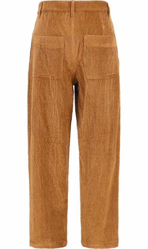 Kristina Ti Brown Cotton Casual Pants