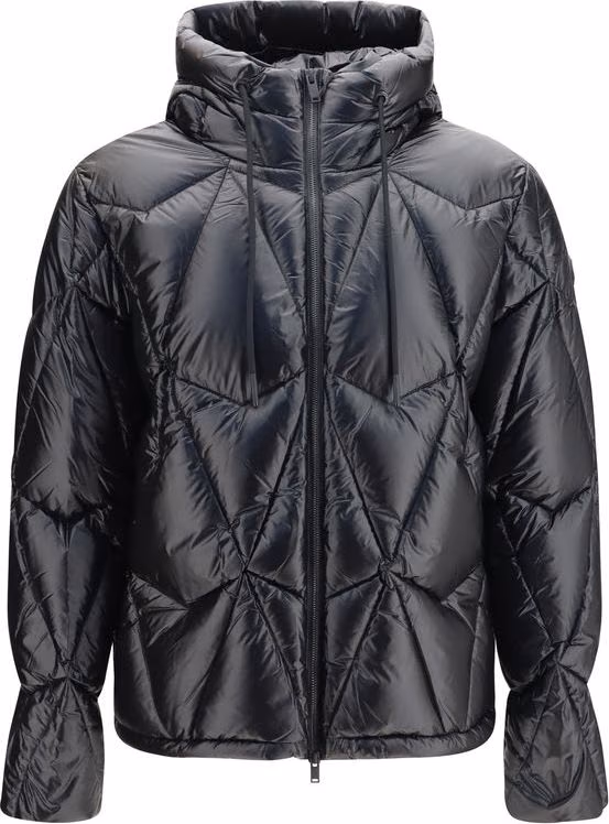 Moose Knuckles Black Nylon Shell Jacket