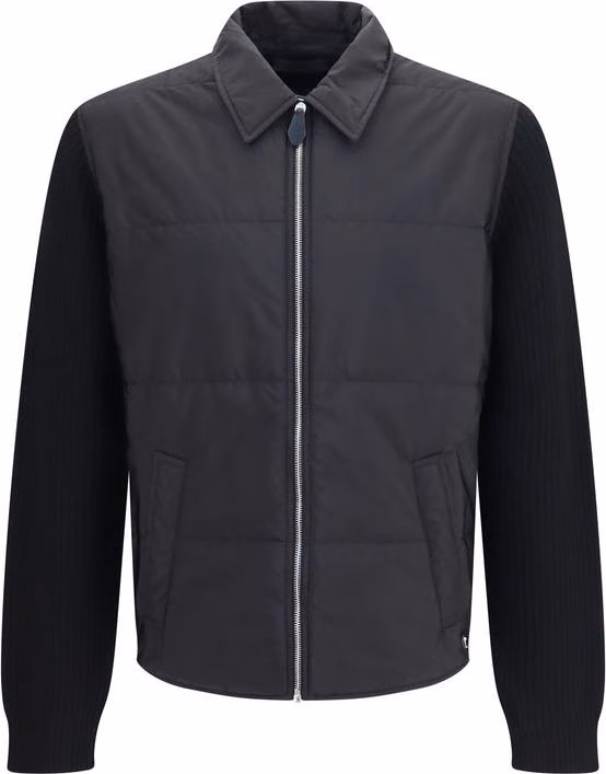 Prada Black Wool Oves Aries Full-Length Jacket