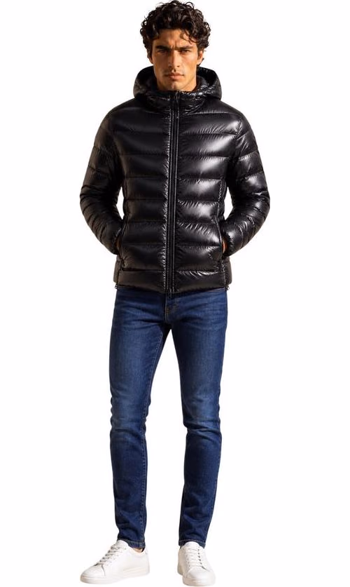 Colmar Originals Black Polyamide Full-Length Jacket