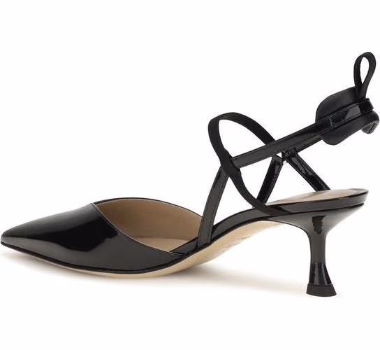 Fendi Black Calf Leather Bos Taurus High Heel Pumps