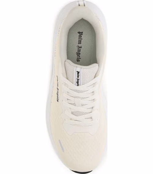 Palm Angels Beige Fabric Low Top Sneakers