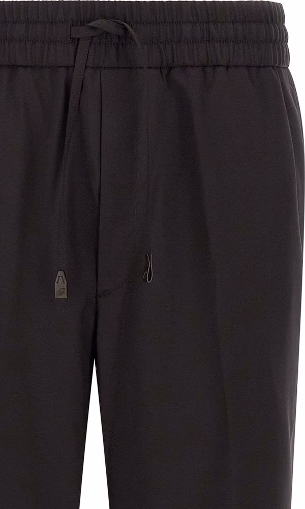 Brioni Brown Wool Casual Pants