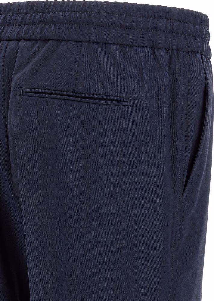 Brioni Blue Wool Casual Pants