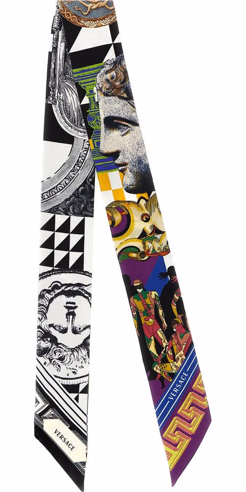 Versace Multicolor Silk Foulard