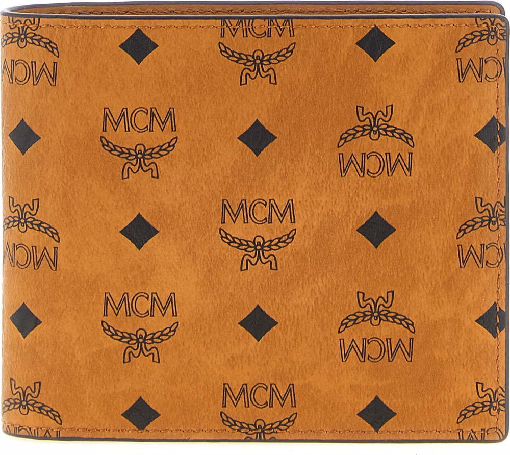 MCM Brown Polyethylene Wallet