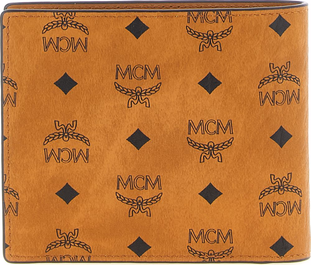 MCM Brown Polyethylene Wallet