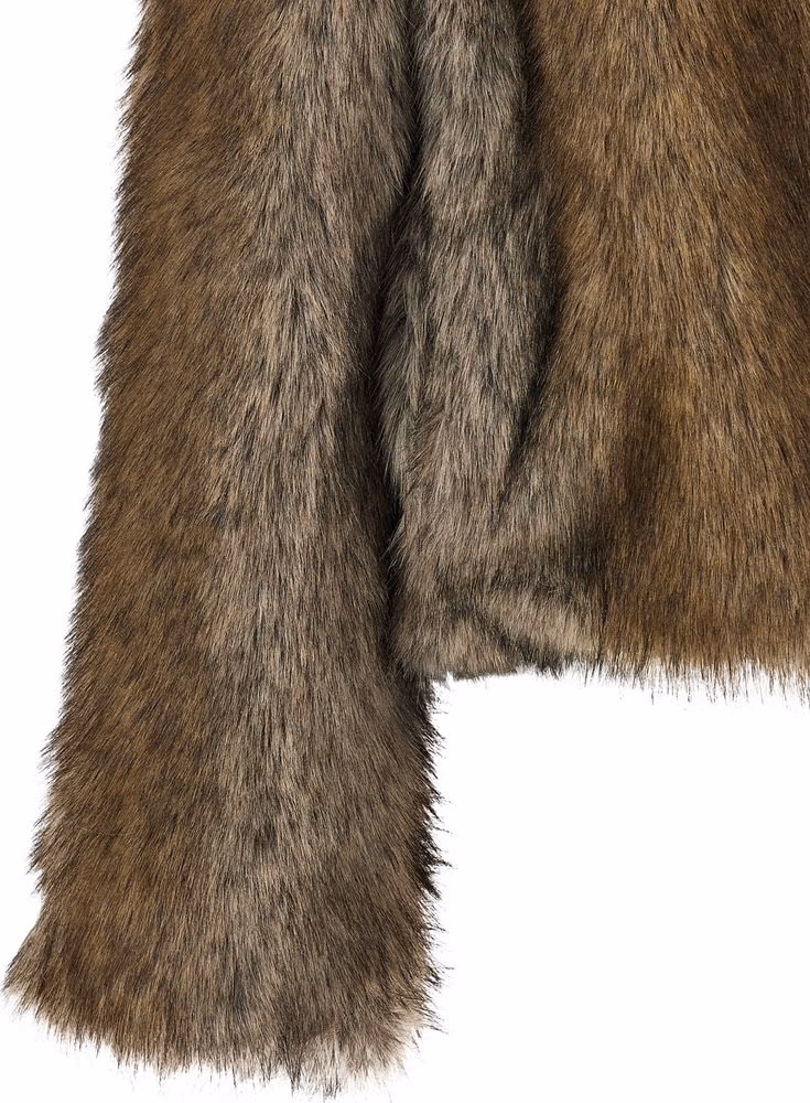 B&B COUTURE Brown Polyester Coat