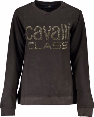 Black Cotton Women Sweater