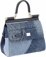 Blue Cotton Handbag 2