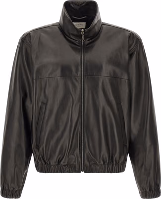 Black Lamb Leather Leather Jacket