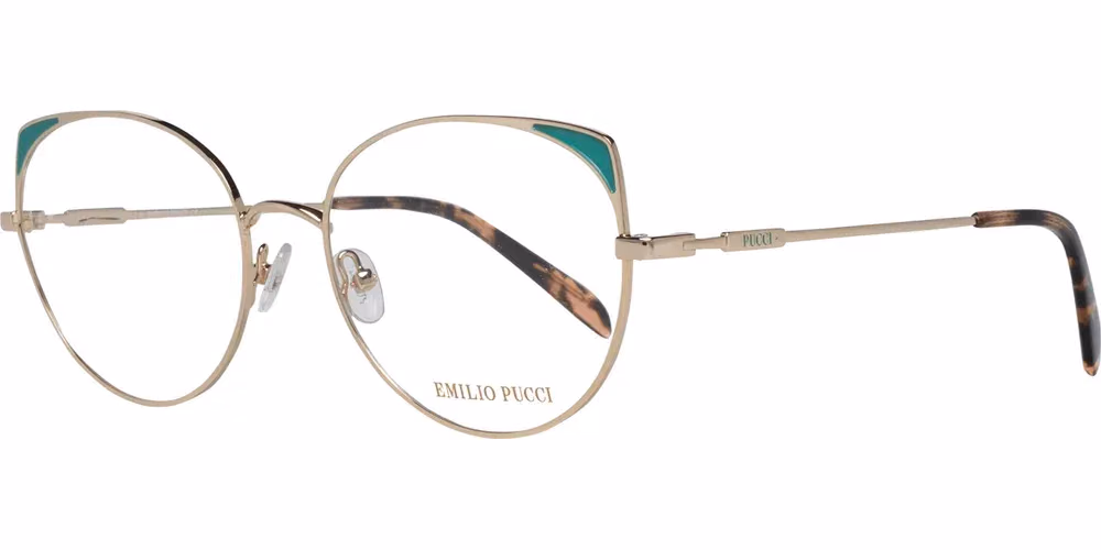 Emilio Pucci Gold Metal Glasses (Frames)