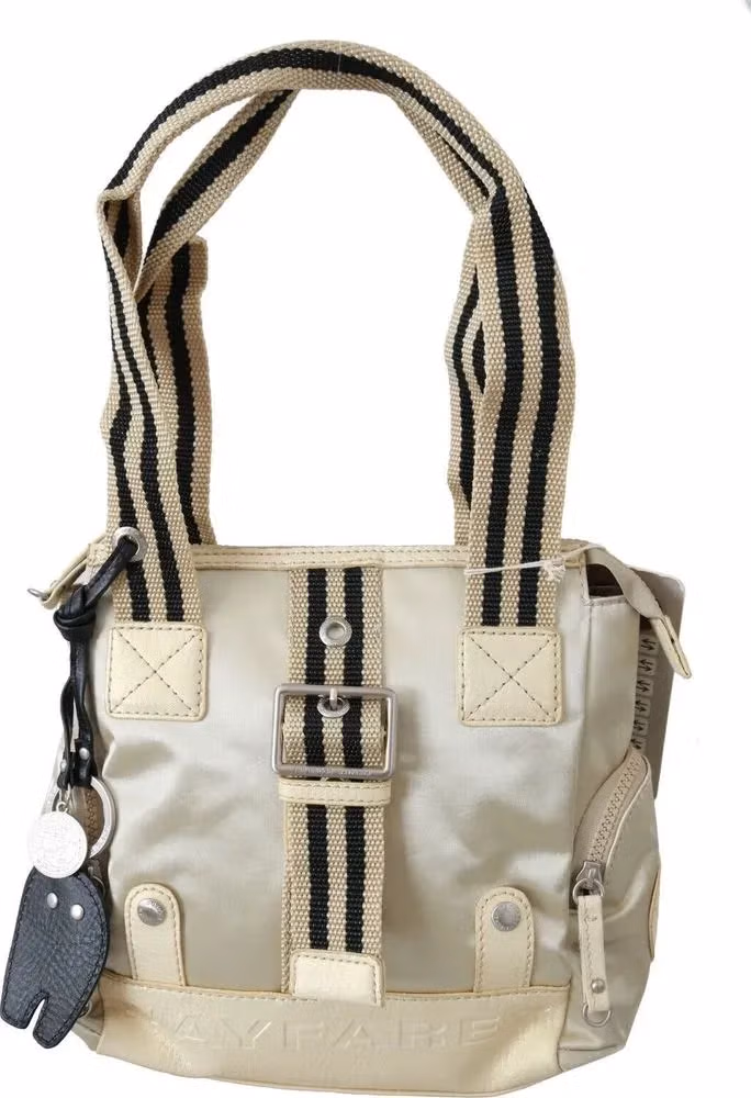 WAYFARER Beige Handbag Shoulder Tote Fabric Purse