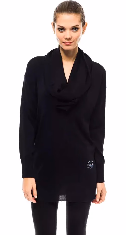Montana Blu Blue Wool Women Sweater