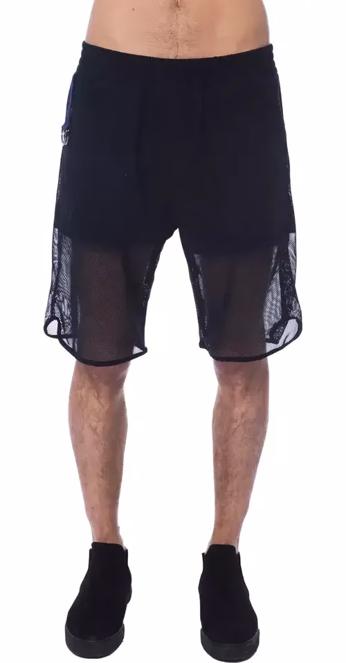 Nicolo Tonetto Black Polyester Men Short