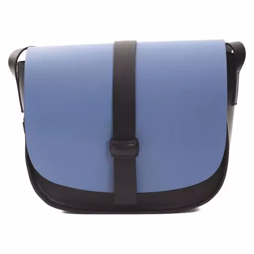 Pompei Donatella Blue Leather Women Crossbody Bag
