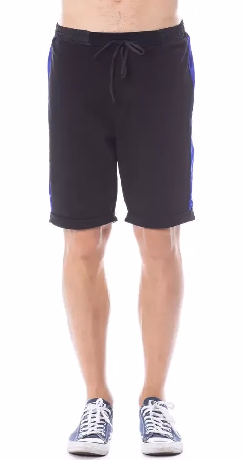 Verri Black Cotton Men's Short