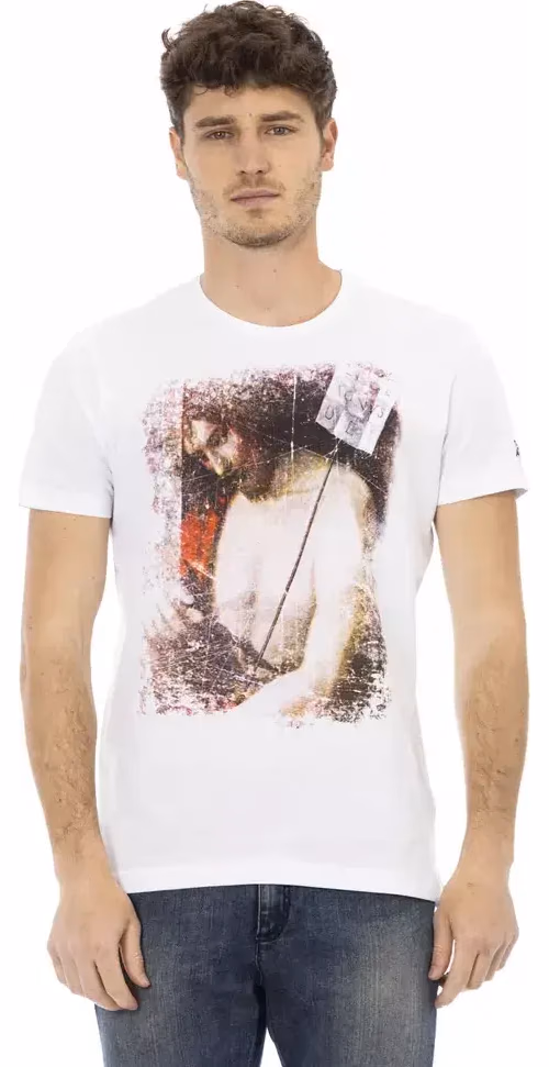 Trussardi Action White Cotton Men's T-Shirt