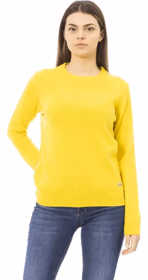 Baldinini Trend Yellow Wool Women Sweater
