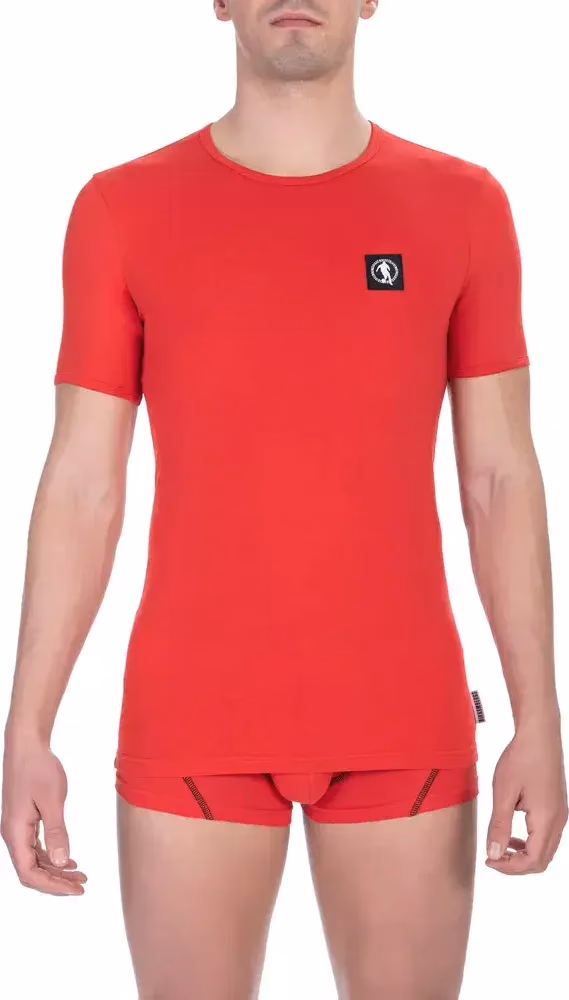 Bikkembergs Red Cotton Men's T-Shirt