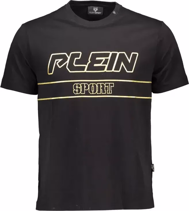 Plein Sport Black Cotton T-Shirt
