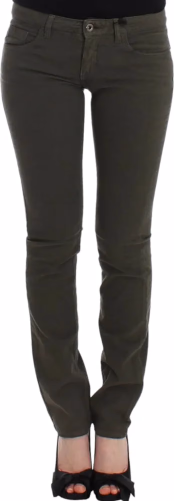 Costume National Green slim leg jeans