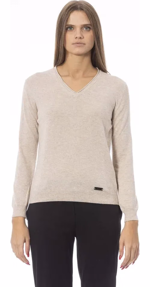 Baldinini Trend Beige Polyamide Women Sweater