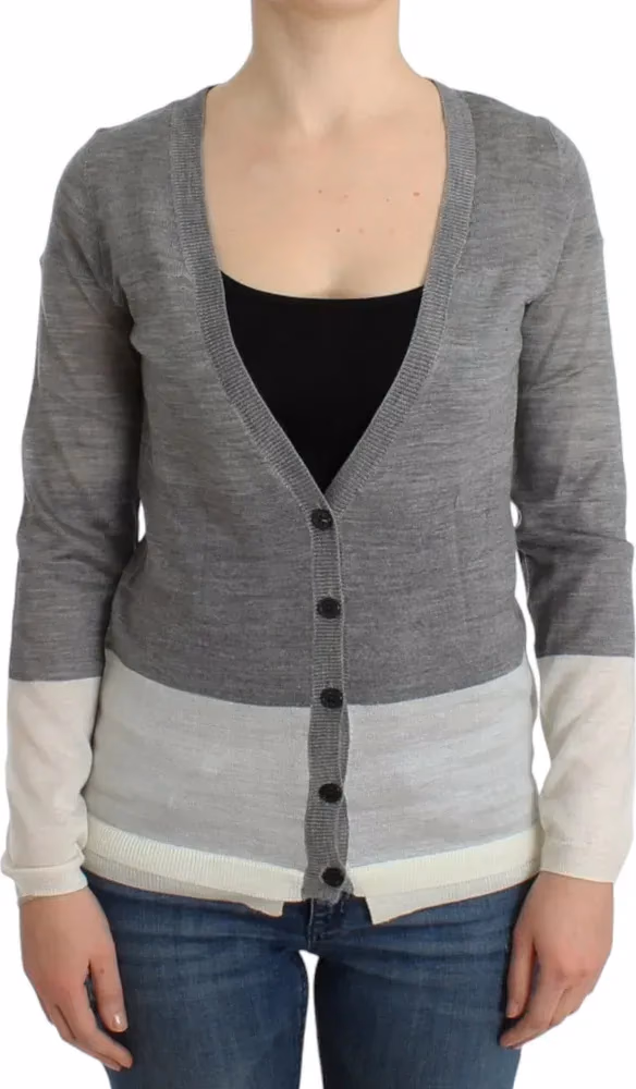 Costume National Gray lightweight cardigan