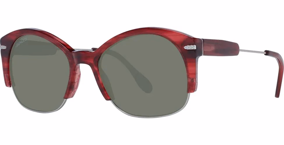 Serengeti Multicolor Acetate & Metal Sunglasses